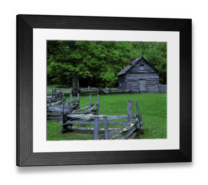 Framed Print : USA, Virginia, Blue Ridge Parkway, The Puckett Cabin Framed Print : USA, Virginia, Blue Ridge Parkway, The Puckett Cabin