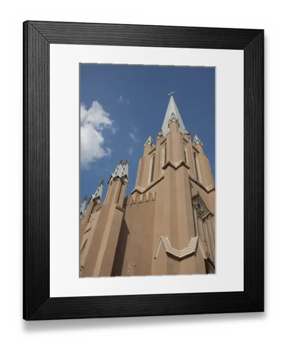 Framed Print : Virginia, Norfolk. Freemason Historic District, Freemason Street Baptist Church, c. 1850 Framed Print : Virginia, Norfolk. Freemason Historic District, Freemason Street Baptist Church, c. 1850