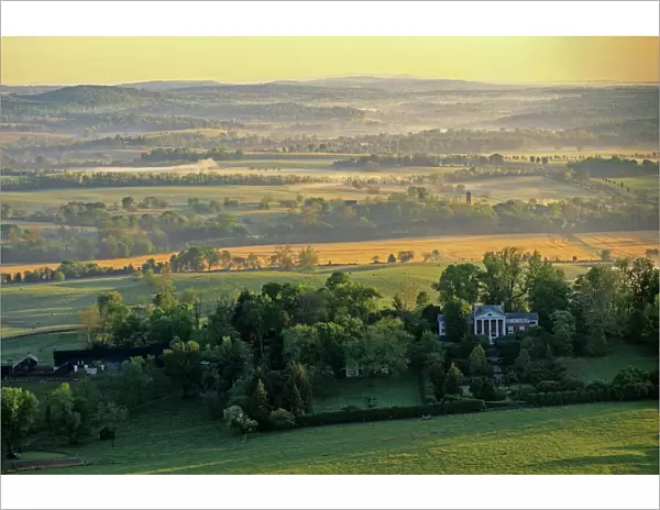 Virginia; Virginia; Aerial; Oak Hill; James Monroe; Hallowed Ground, Cover