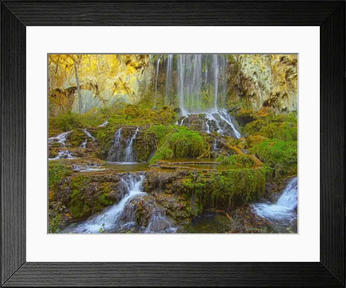 Framed Print : Bottom of the Falling Spring falls, outside of Covington, Virginia Framed Print : Bottom of the Falling Spring falls, outside of Covington, Virginia