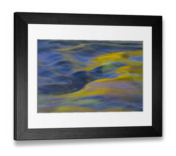 Framed Print : USA, Mt. Rainier National Park, Washington. Motion blur, with colors reflected in Framed Print : USA, Mt. Rainier National Park, Washington. Motion blur, with colors reflected in