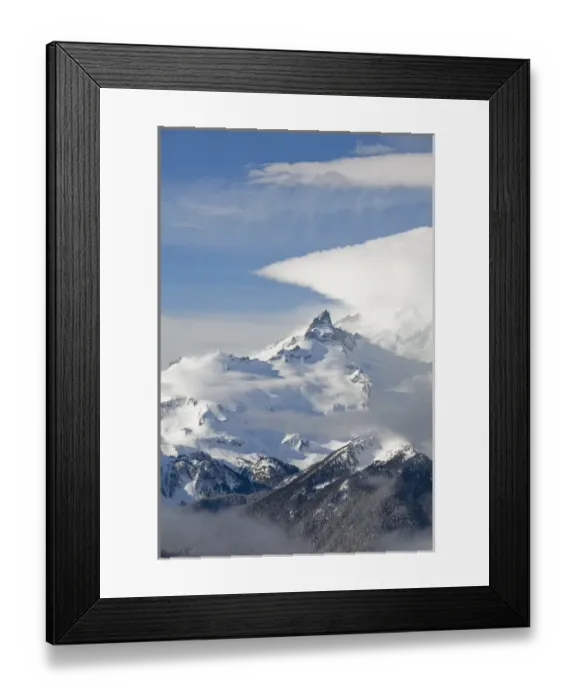 Framed Print : North America, United States, Washington, snow-covered Mt. Rainier, viewed from Crystal Framed Print : North America, United States, Washington, snow-covered Mt. Rainier, viewed from Crystal
