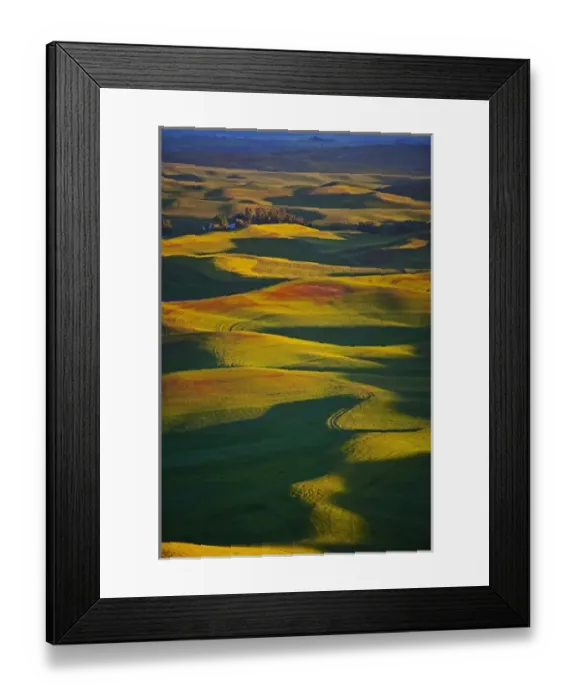 Framed Print : A landscape view from Steptoe Mt Washington State Palouse Framed Print : A landscape view from Steptoe Mt Washington State Palouse