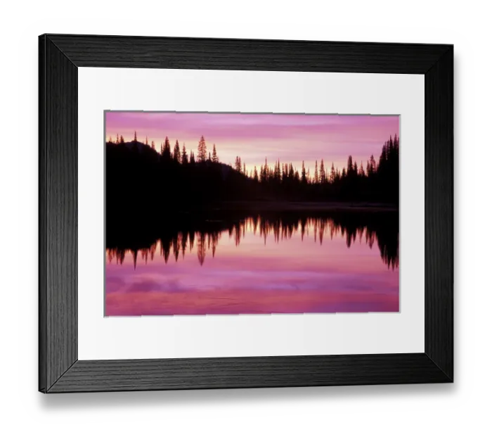 Framed Print : N. A. USA, Washington, Mt. Rainier Nat l Park Sunrise at Reflection Lake Framed Print : N. A. USA, Washington, Mt. Rainier Nat l Park Sunrise at Reflection Lake
