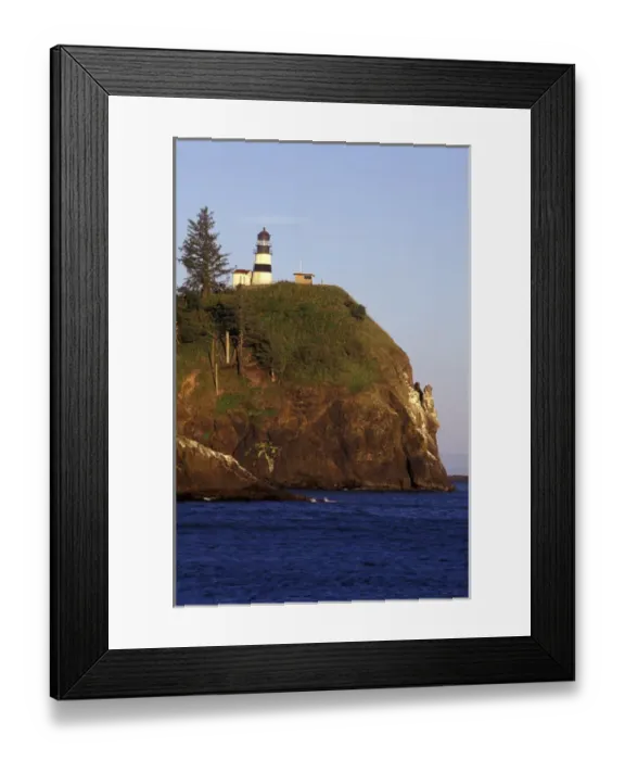 Framed Print : USA, Washington State, Fort Canby State Park. Cape Disappointment Lighthouse in Framed Print : USA, Washington State, Fort Canby State Park. Cape Disappointment Lighthouse in