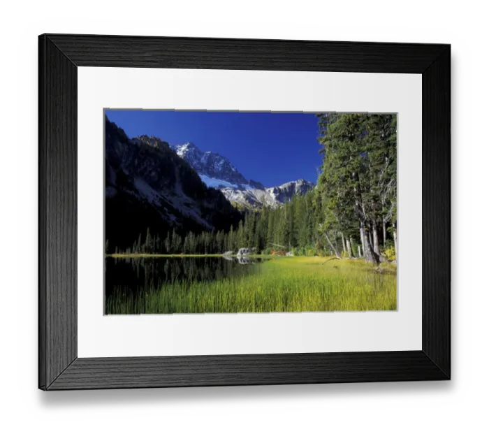 Framed Print : North America, USA, WA, Alpine Lakes Wilderness Lake Stuart, Mt. Stuart in background Framed Print : North America, USA, WA, Alpine Lakes Wilderness Lake Stuart, Mt. Stuart in background