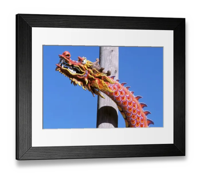 Framed Print : North America, USA, Washington State, Seattle. Chinese dragon in Chinatown Framed Print : North America, USA, Washington State, Seattle. Chinese dragon in Chinatown