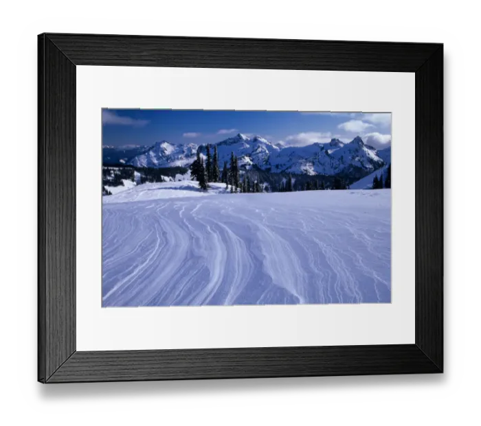 Framed Print : WA, Mt. Rainier NP, Tatoosh Range viewed from Alta Vista area