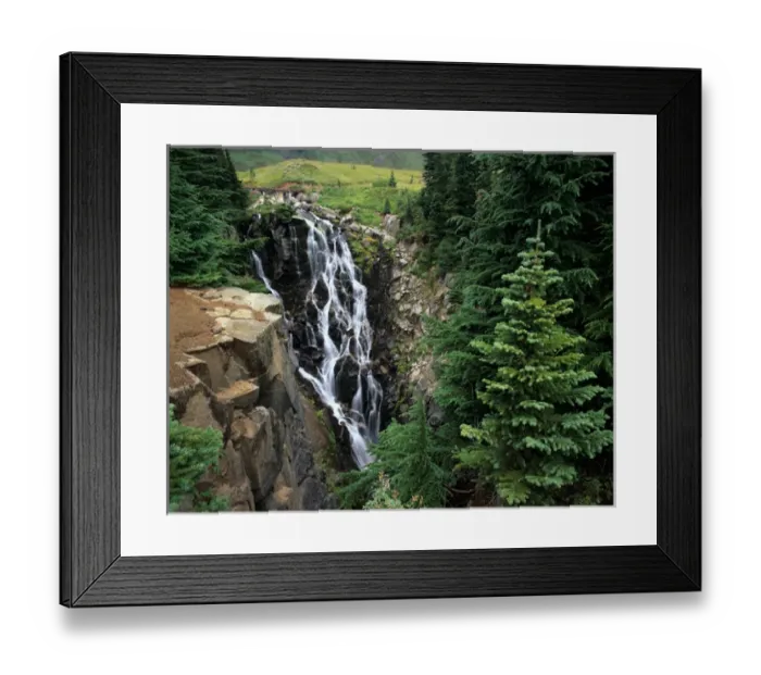 Framed Print : WA, Mt. Rainier NP, Myrtle Falls along Edith Creek Framed Print : WA, Mt. Rainier NP, Myrtle Falls along Edith Creek