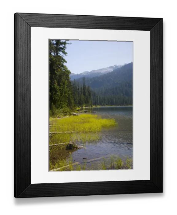 Framed Print : WA, Alpine Lakes Wilderness, Lake Dorothy, large alpine lake surrounded by old forest Framed Print : WA, Alpine Lakes Wilderness, Lake Dorothy, large alpine lake surrounded by old forest