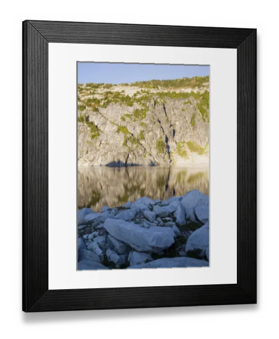 Framed Print : WA, Alpine Lakes Wilderness, Upper Robin Lake, Reflections Framed Print : WA, Alpine Lakes Wilderness, Upper Robin Lake, Reflections