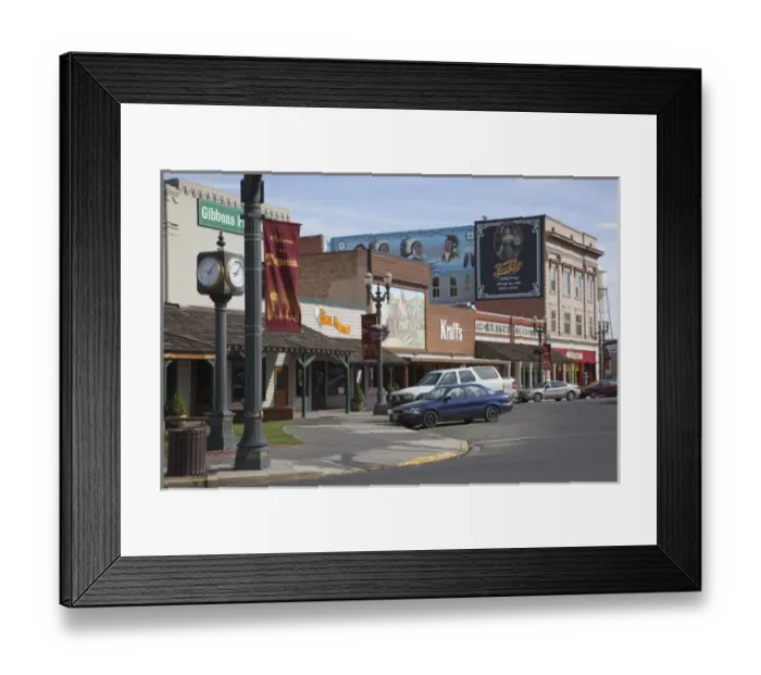 Framed Print : WA, Toppenish, City of Murals, Downtown Framed Print : WA, Toppenish, City of Murals, Downtown