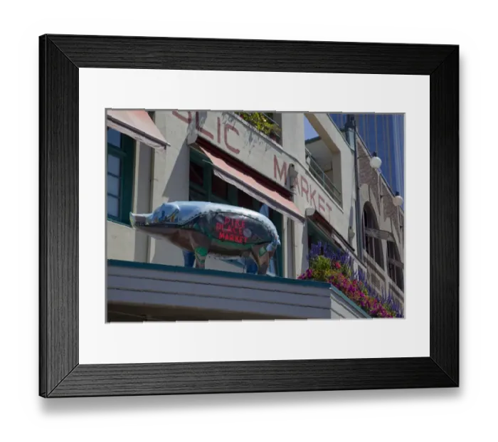 Framed Print : WA, Seattle, Pike Place Market