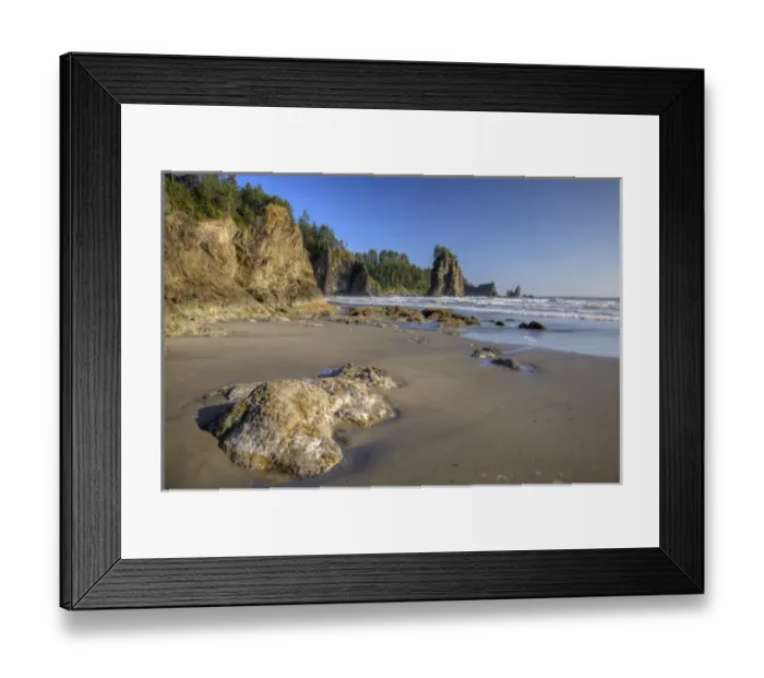 Framed Print : WA, Olympic National Park, Second Beach Framed Print : WA, Olympic National Park, Second Beach
