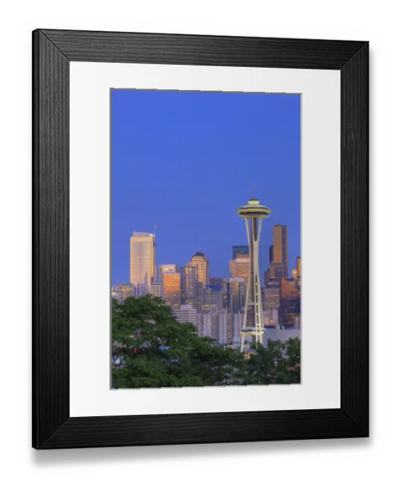 Framed Print : WA, Seattle, skyline from Kerry Park Framed Print : WA, Seattle, skyline from Kerry Park