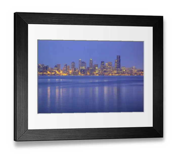 Framed Print : WA, Seattle, Seattle skyline and Elliott Bay from West Seattle Framed Print : WA, Seattle, Seattle skyline and Elliott Bay from West Seattle