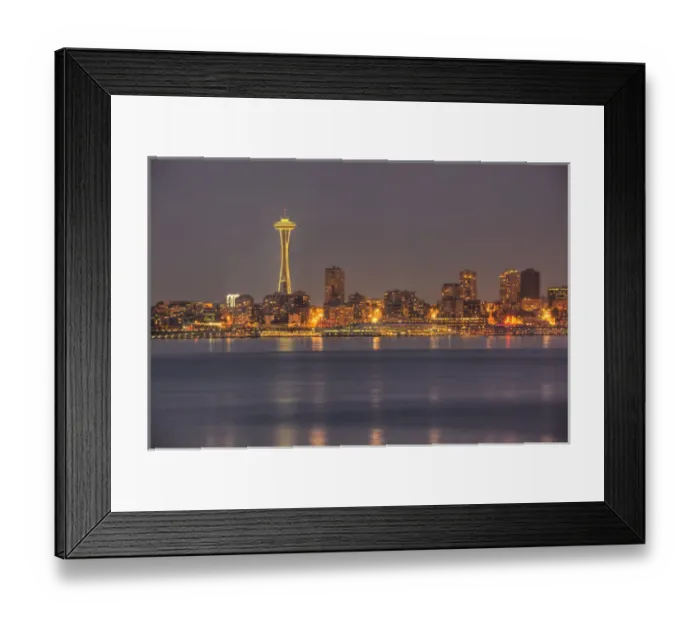 Framed Print : WA, Seattle, Seattle skyline and Elliott Bay from West Seattle Framed Print : WA, Seattle, Seattle skyline and Elliott Bay from West Seattle