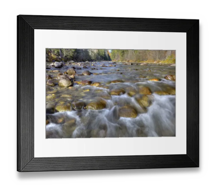 Framed Print : WA, Wenatchee National Forest, Nason Creek