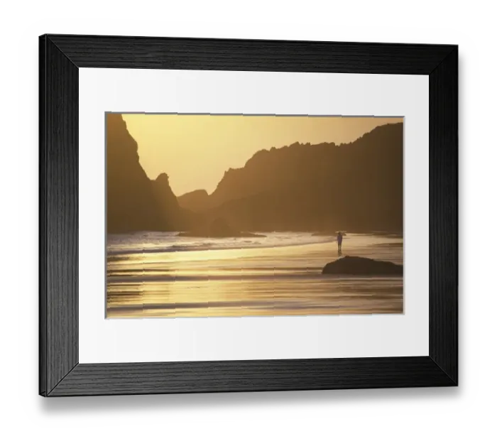 Framed Print : USA, WA, Olympic NP, Second Beach. Seastacks and reflections in Pacific Ocean Framed Print : USA, WA, Olympic NP, Second Beach. Seastacks and reflections in Pacific Ocean