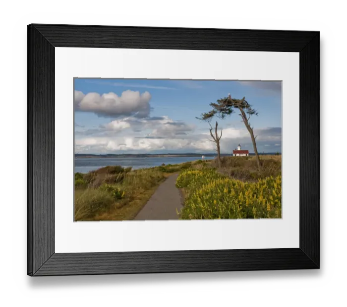 Framed Print : Point Wilson Lighthouse