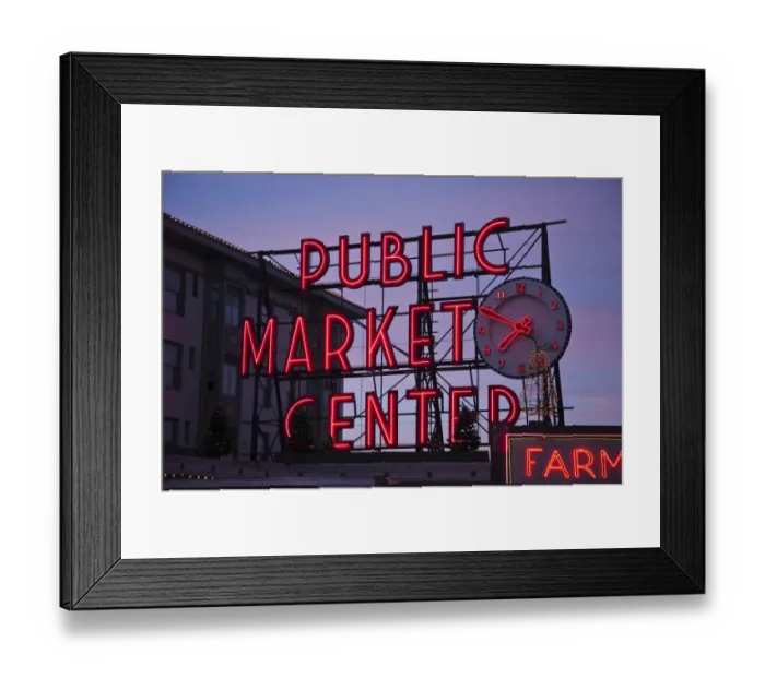 Framed Print : USA, Washington, Seattle. Christmas lights in downtown Seattle Framed Print : USA, Washington, Seattle. Christmas lights in downtown Seattle