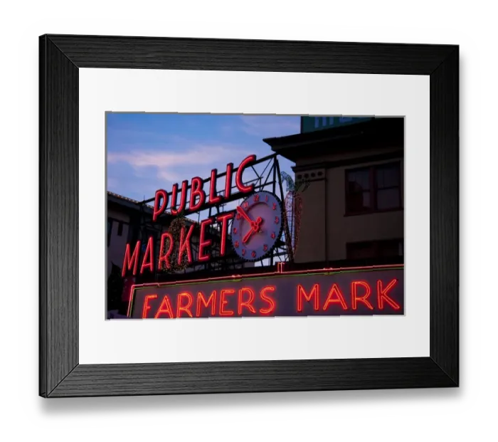 Framed Print : USA, Washington, Seattle. Christmas lights in downtown Seattle Framed Print : USA, Washington, Seattle. Christmas lights in downtown Seattle