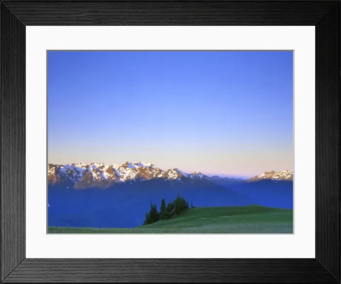 Framed Print : USA, Washington, Olympic NP, Dawn at Hurricane Hill Framed Print : USA, Washington, Olympic NP, Dawn at Hurricane Hill