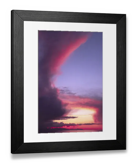 Framed Print : Sunset from the Dungeness Spit, Dungeness National Wildlife Refuge, Sequim, Washington
