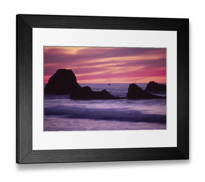 Framed Print : Rialto Beach Sunset, Olympic National Park, Washington, US Framed Print : Rialto Beach Sunset, Olympic National Park, Washington, US