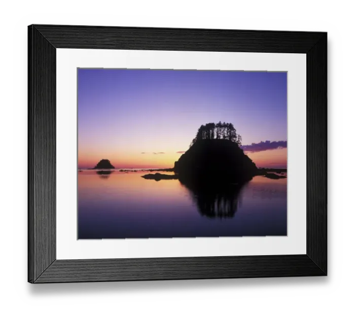Framed Print : USA, Washington, Olympic NP, Cape Alava Sunset Framed Print : USA, Washington, Olympic NP, Cape Alava Sunset