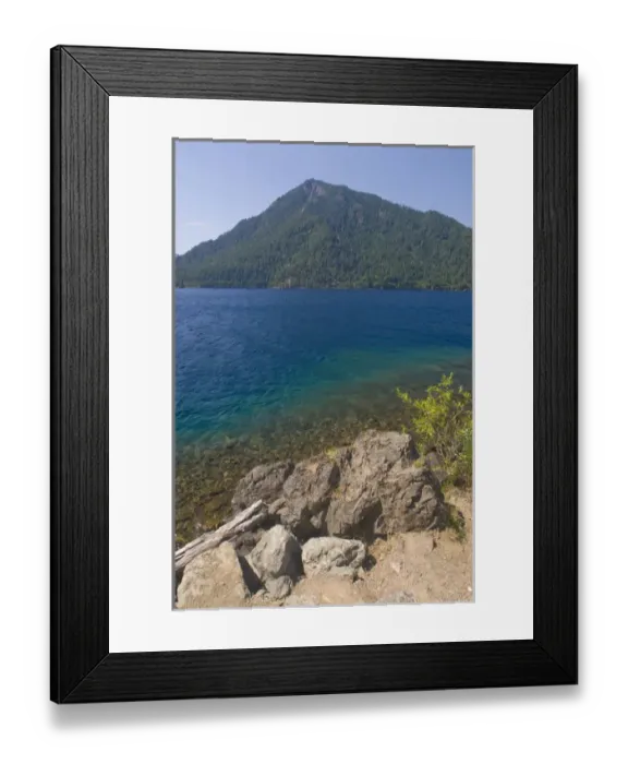 Framed Print : Lake Crescent, Olympic National Park, Washington, US Framed Print : Lake Crescent, Olympic National Park, Washington, US