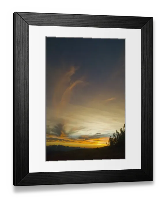 Framed Print : Obstruction Point. Olympic National Park, Washington, US