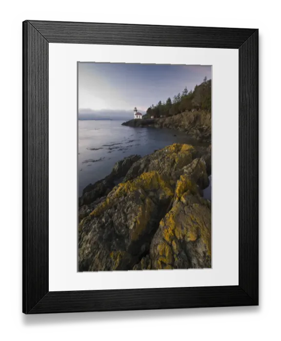 Framed Print : Lighthouse at Lime Kiln State Park, San Juan Island, Washington, US Framed Print : Lighthouse at Lime Kiln State Park, San Juan Island, Washington, US