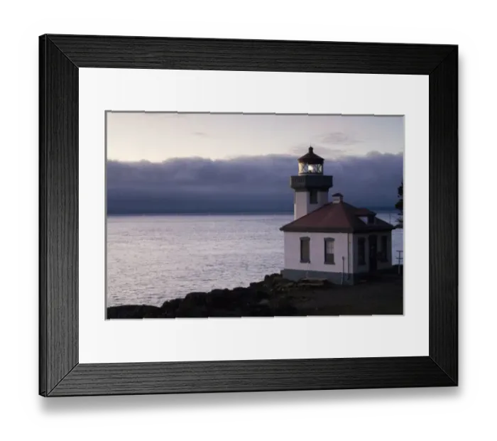 Framed Print : Lighthouse at Lime Kiln State Park, San Juan Island, Washington, US Framed Print : Lighthouse at Lime Kiln State Park, San Juan Island, Washington, US