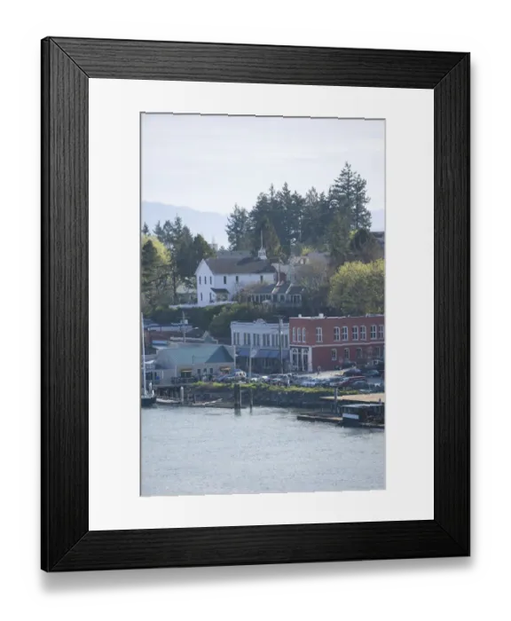 Framed Print : La Conner, Northwest Washington State, USA Framed Print : La Conner, Northwest Washington State, USA