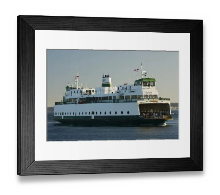 Framed Print : USA, WA, Puget Sound. Keystone / Port Townsend WSF Framed Print : USA, WA, Puget Sound. Keystone / Port Townsend WSF