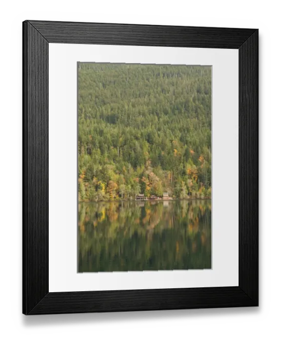 Framed Print : USA, WA, Olympic Peninsula. Lake Crescent is deep lake carved by glaciers. Located Framed Print : USA, WA, Olympic Peninsula. Lake Crescent is deep lake carved by glaciers. Located