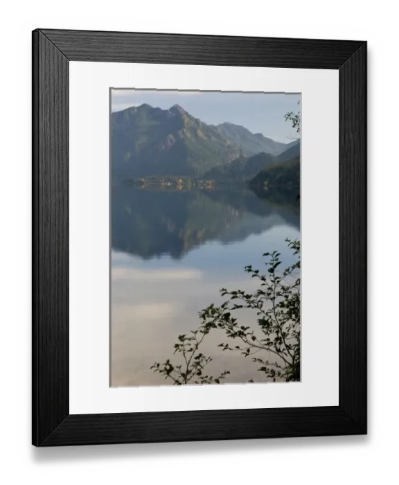 Framed Print : USA, WA, Olympic Peninsula. Lake Crescent is deep lake carved by glaciers. Located Framed Print : USA, WA, Olympic Peninsula. Lake Crescent is deep lake carved by glaciers. Located