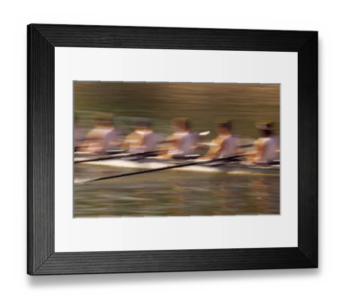 Framed Print : NA, USA, Washington, Seattle, Crew Rowing in Motion Framed Print : NA, USA, Washington, Seattle, Crew Rowing in Motion