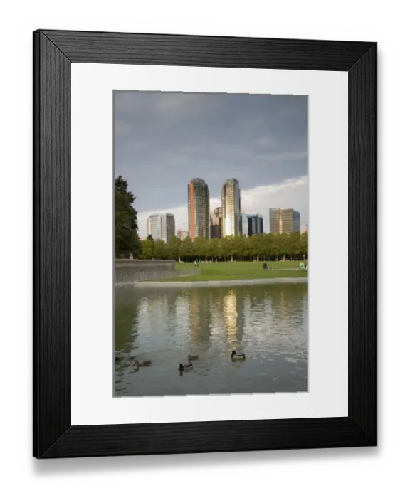 Framed Print : Skyline of downtown Bellevue, Washington Framed Print : Skyline of downtown Bellevue, Washington