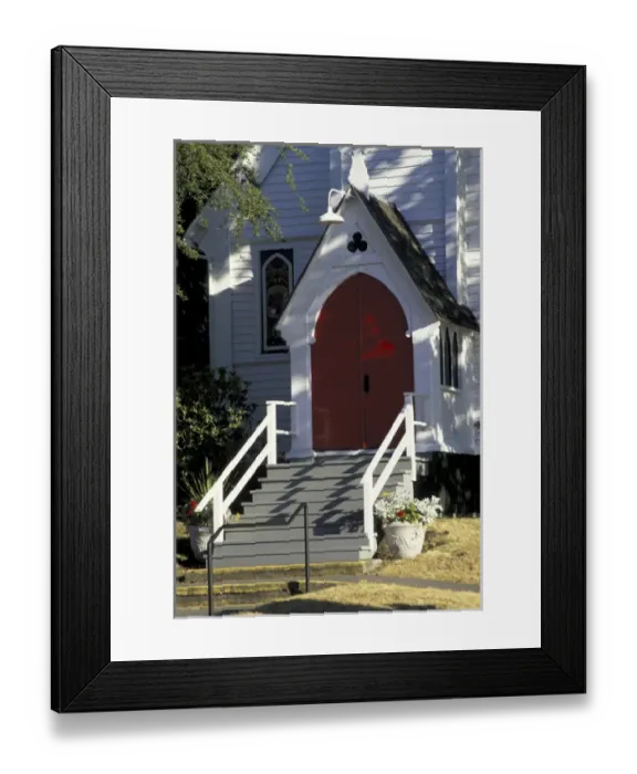 Framed Print : NA, USA, Washington, Port Townsend St. Pauls Episcopal Church Framed Print : NA, USA, Washington, Port Townsend St. Pauls Episcopal Church