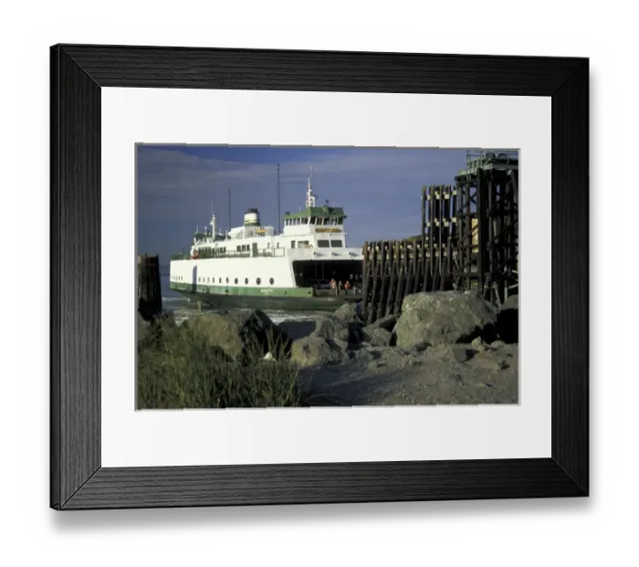 Framed Print : NA, USA, Washington, Whidbey Island Washington state ferry Klickitat Framed Print : NA, USA, Washington, Whidbey Island Washington state ferry Klickitat