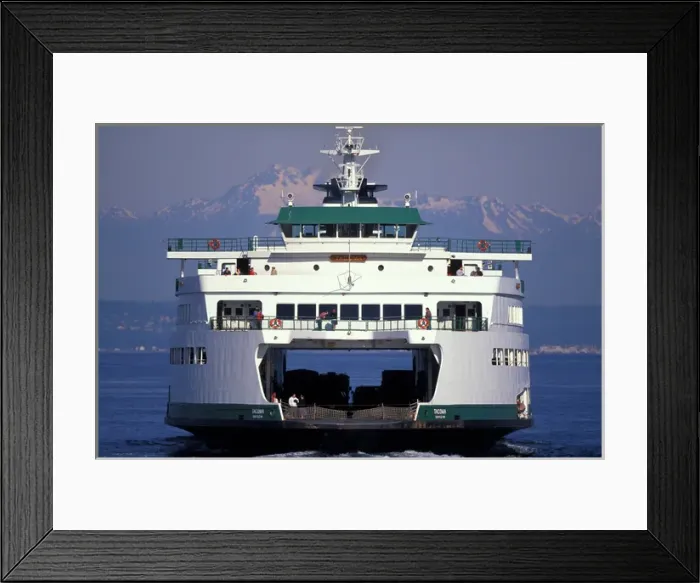 Framed Print : North America, USA, Seattle, Ellioitt Bay. Ferry Tacoma Framed Print : North America, USA, Seattle, Ellioitt Bay. Ferry Tacoma