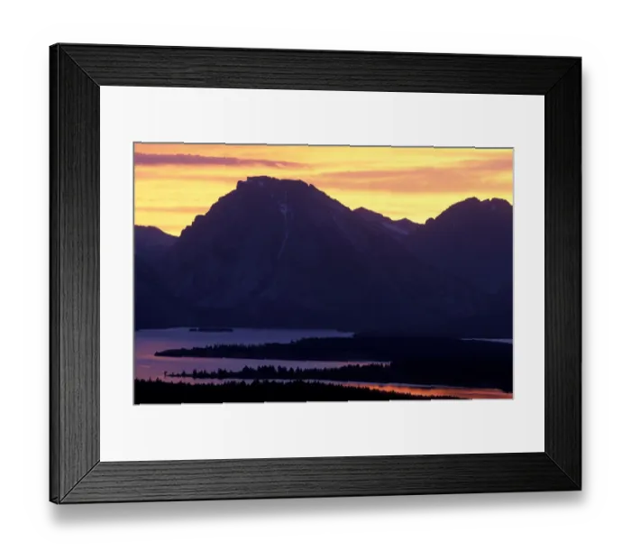Framed Print : North America, USA, Washington. Cascade mountian range