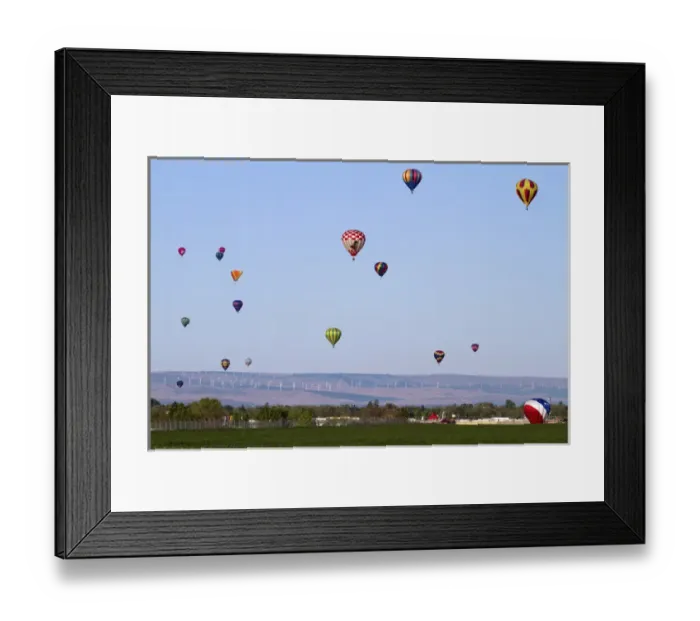 Framed Print : Walla Walla Hot Air Balloon Stampede Framed Print : Walla Walla Hot Air Balloon Stampede
