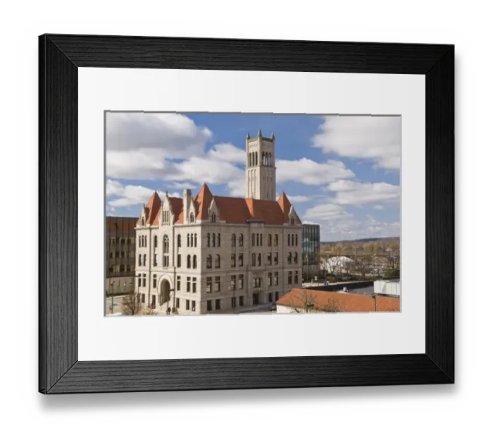 Framed Print : USA, WV, West Virginia, Parkersburg. Wood County Courthouse constructed in 1899 Framed Print : USA, WV, West Virginia, Parkersburg. Wood County Courthouse constructed in 1899