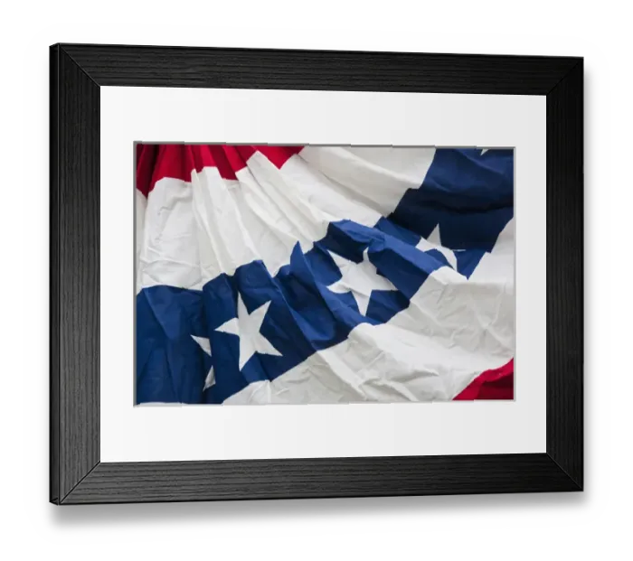 Framed Print : USA, West Virginia, Harpers Ferry. Harpers Ferry National Historic Park, US Flag bunting Framed Print : USA, West Virginia, Harpers Ferry. Harpers Ferry National Historic Park, US Flag bunting