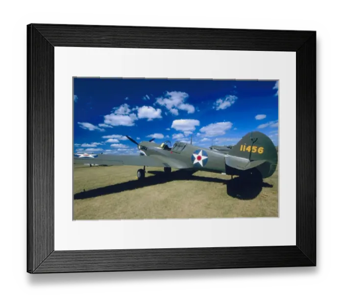 Framed Print : Curtiss P-40 Warhawk on the ground Framed Print : Curtiss P-40 Warhawk on the ground