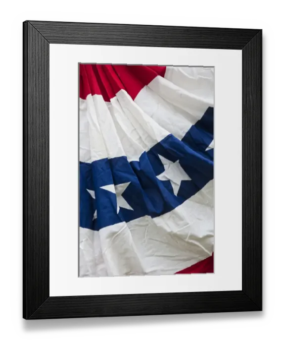 Framed Print : USA, West Virginia, Harpers Ferry. Harpers Ferry National Historic Park, US Flag bunting Framed Print : USA, West Virginia, Harpers Ferry. Harpers Ferry National Historic Park, US Flag bunting