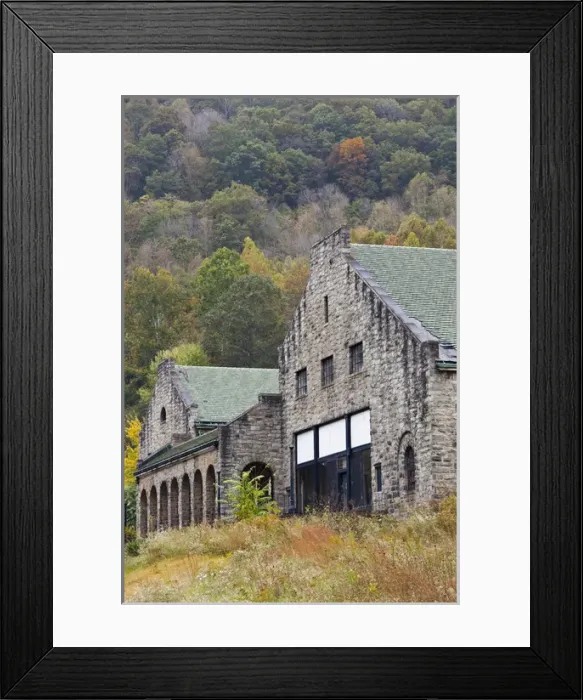 Framed Print : USA, West Virginia, Itmann. National Coal Heritage Area, Pocahontas Coal Company Store, b Framed Print : USA, West Virginia, Itmann. National Coal Heritage Area, Pocahontas Coal Company Store, b